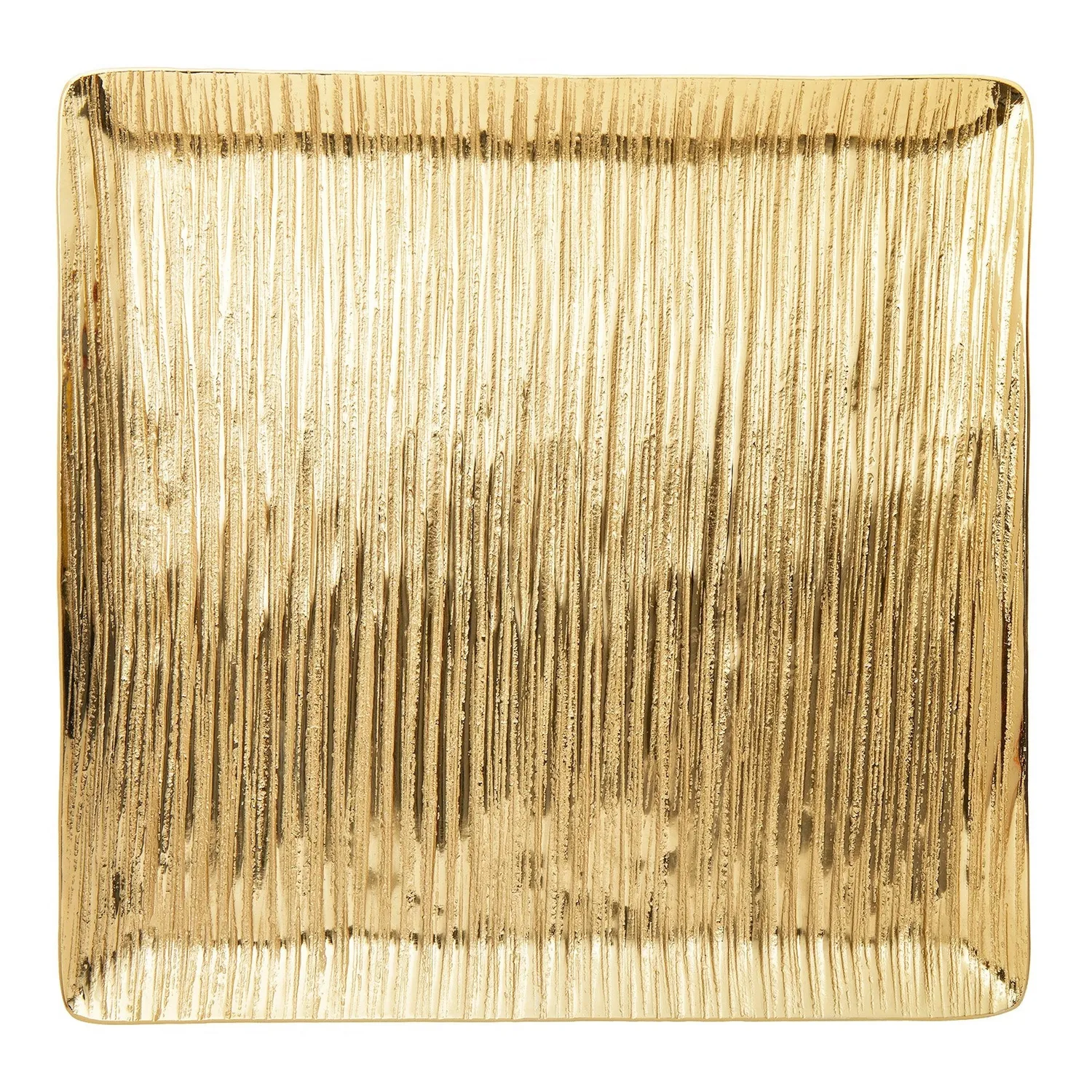 Godinger Wadi Gold Textured bakke guld firkantet