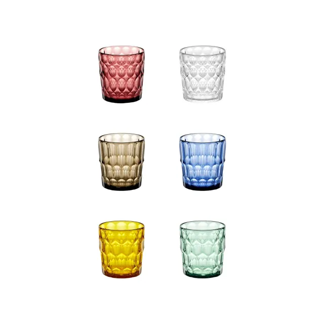 Guzzini Vanity drikkeglas lave plast 6 stk