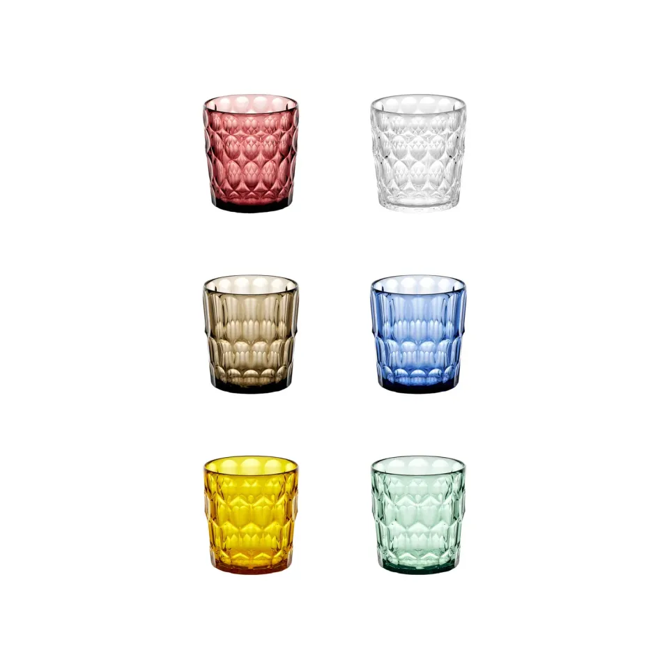 Guzzini Vanity glas 6 stk lavt bioplast