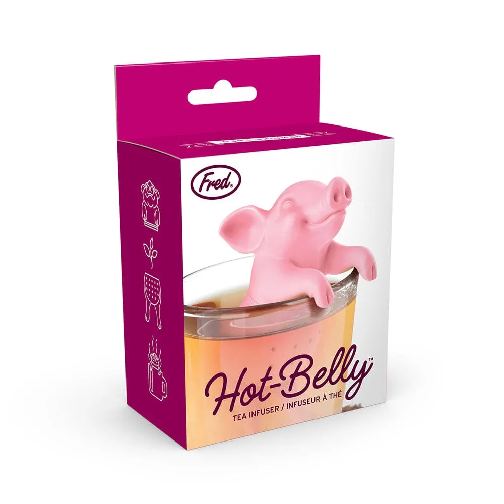 Fred Hot-Belly teinfuser gris silikone