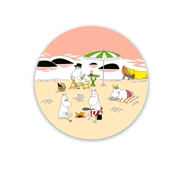 Opto Design Moomin Summer 2021 grydeunderlag Ø 21 cm træ