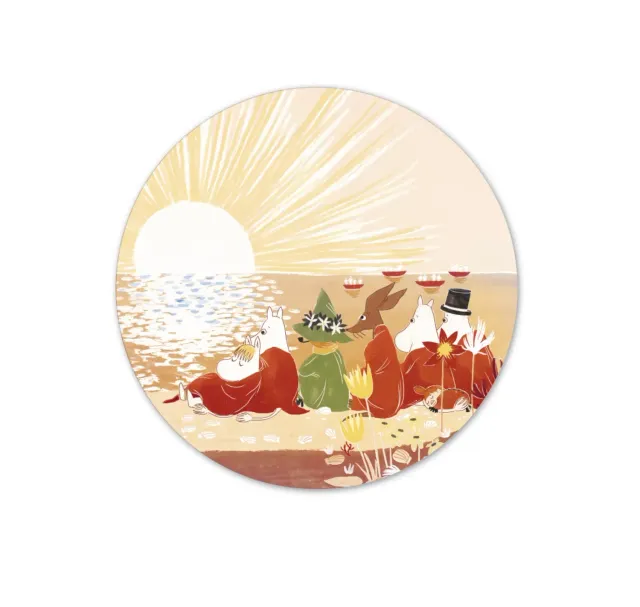 Opto Design Mumi Sunset Reddish grydeunderlag Ø21 træ