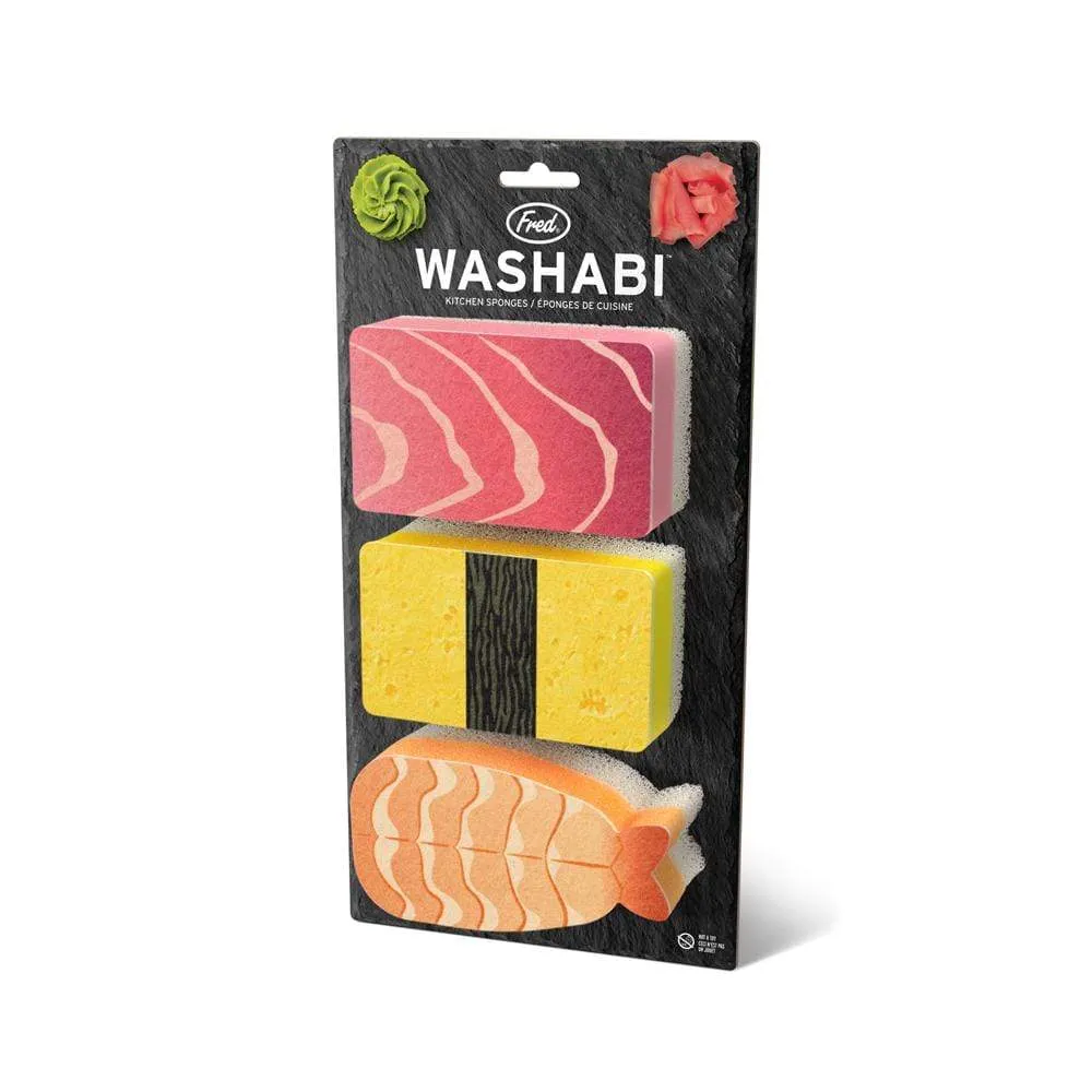Fred Washabi køkkensvamp sushi 3 stk