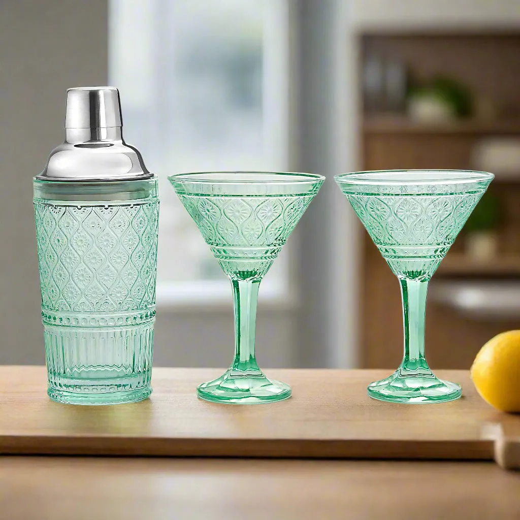 Godinger Claro cocktailsæt grøn krystal 2 dele