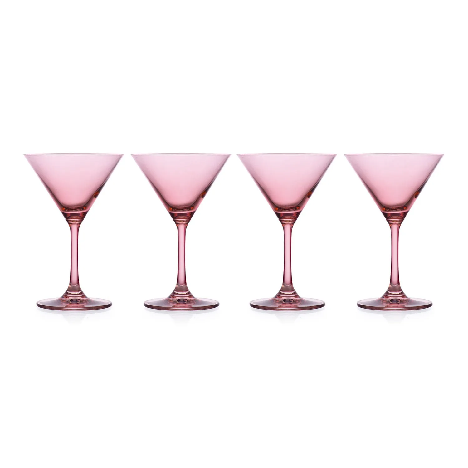 Godinger Veneto Ballet martiniglas pink 4 stk