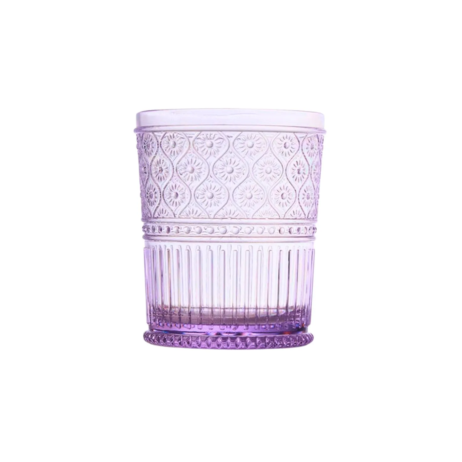 Godinger Claro old fashioned glas lavendel 4 stk