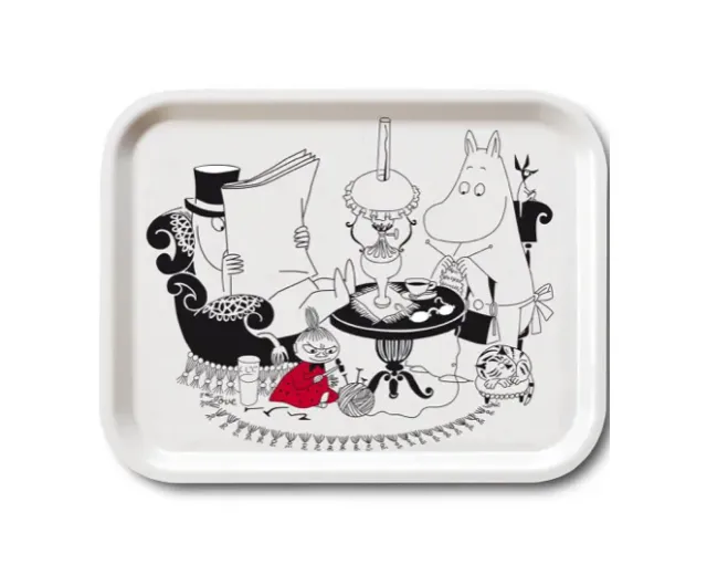 Opto Design Moomin Papa Reading bakke 27x20 cm birk