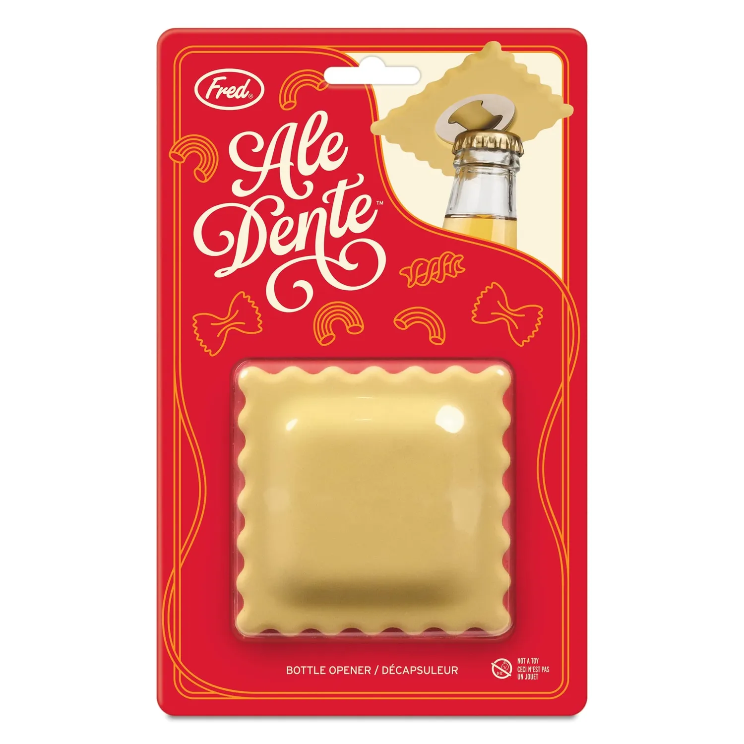 Fred Ale Dente flaskeåbner ravioli silikone