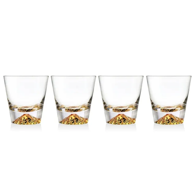 Godinger Sierra whiskyglas 4 stk guld 10 oz