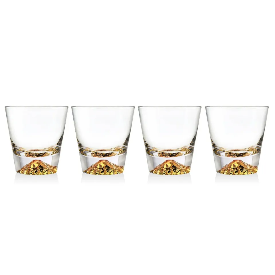 Godinger Sierra whiskyglas 4 stk guld 10 oz
