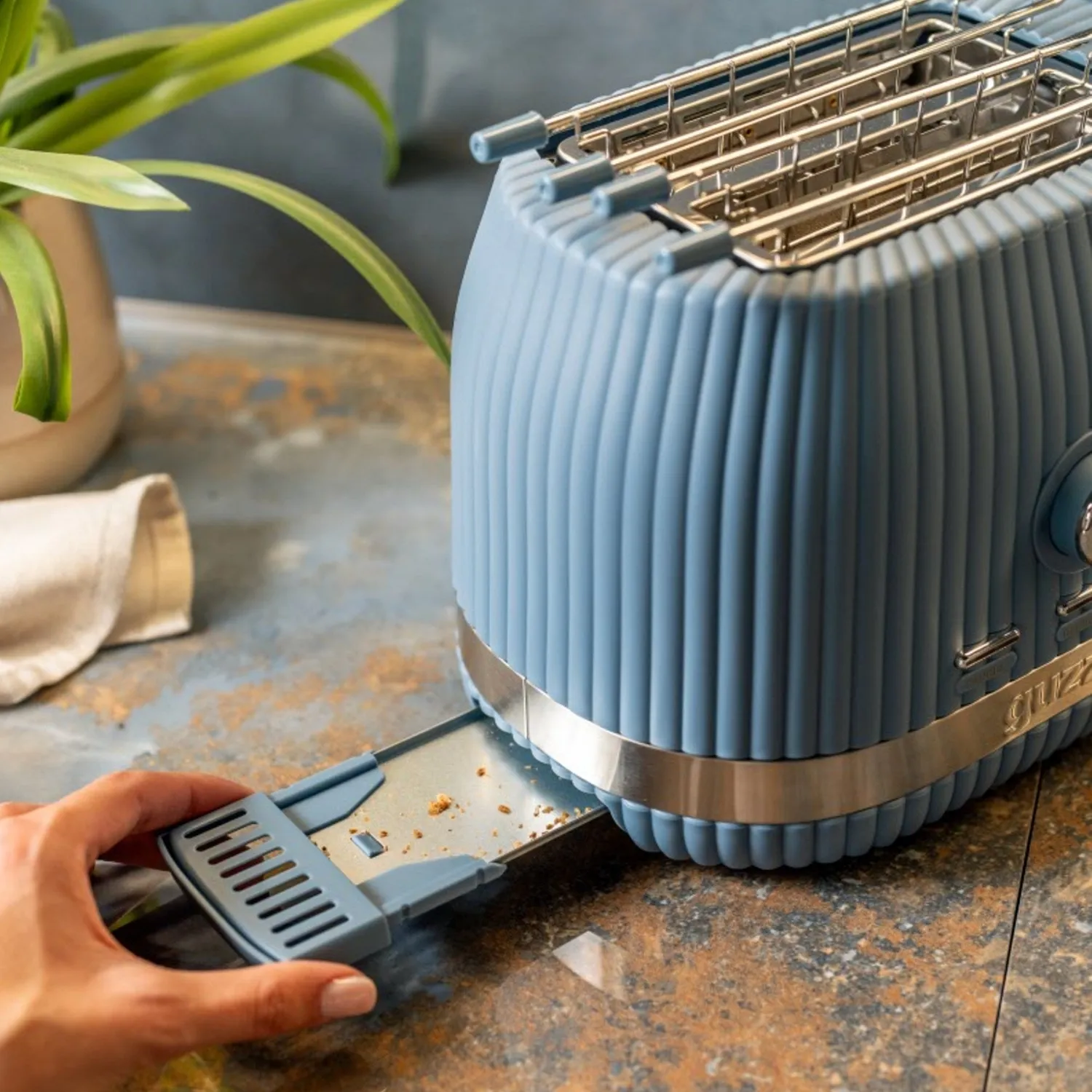 Guzzini Sous Chef brødrister med tang biobaseret