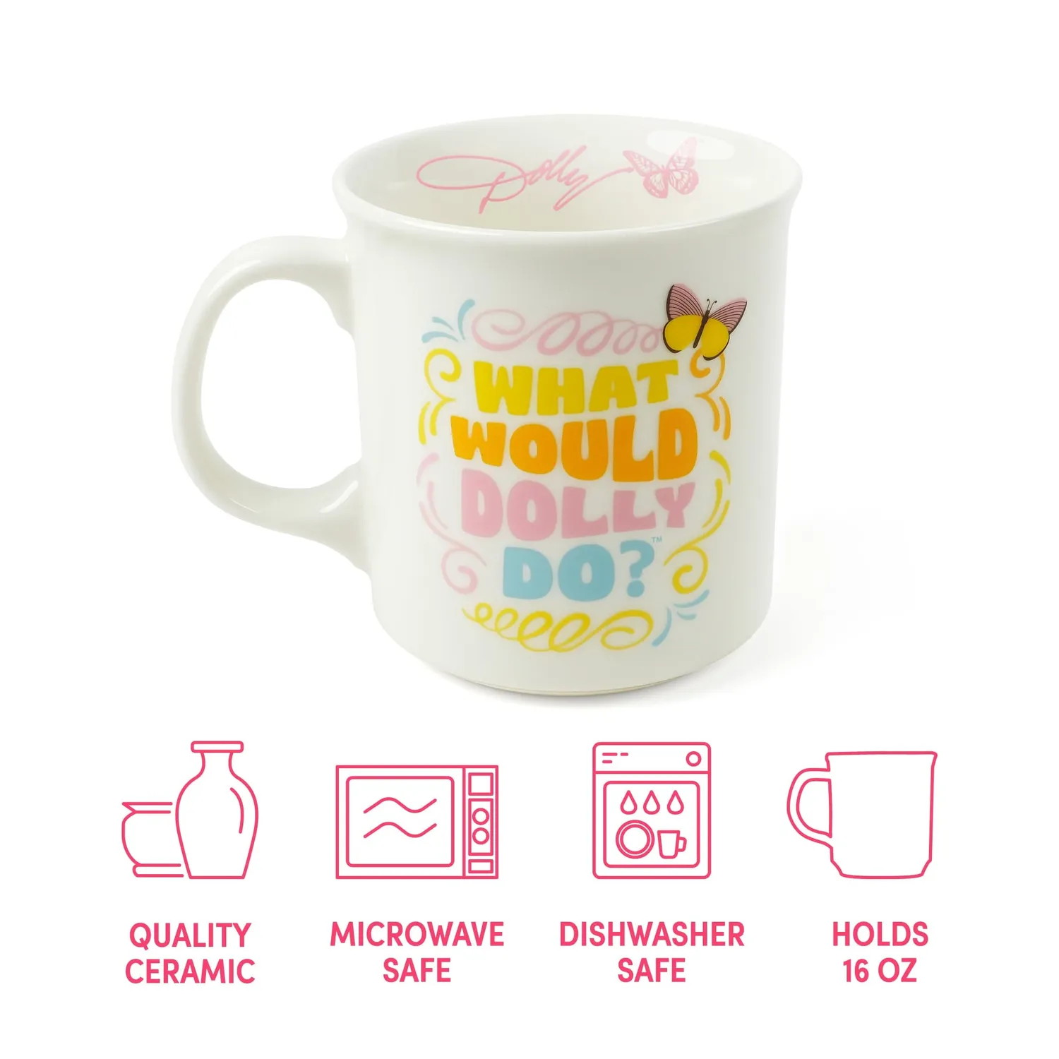 Fred Dolly Mug WWDD krus 473 ml keramik