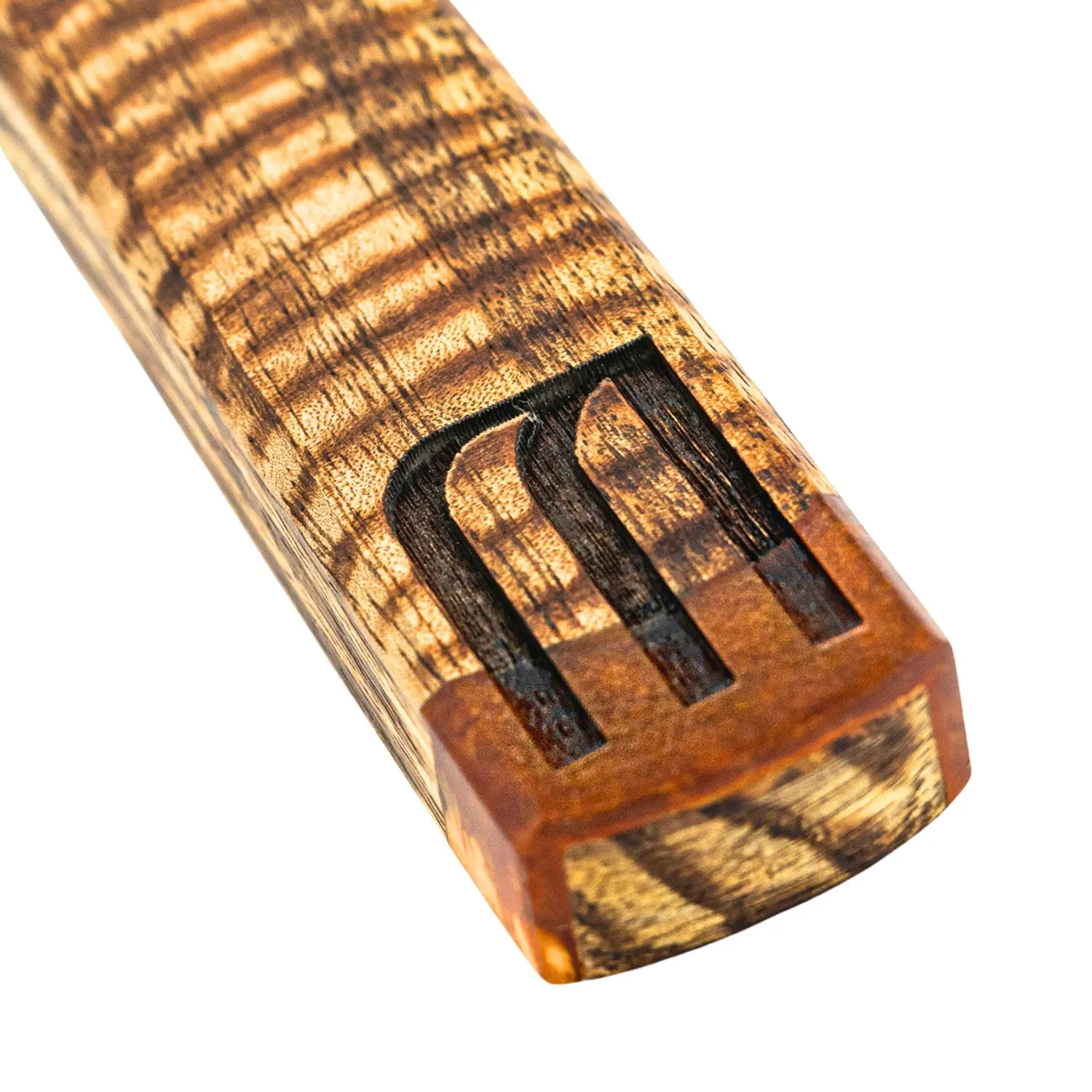 Godinger mezuzah akacie træ resin natur brun