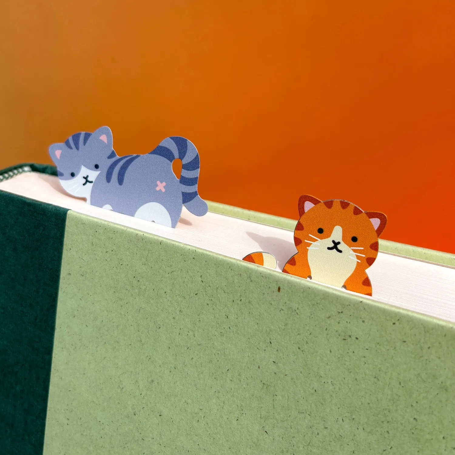 Fred & Friends Tale End bogmærker kat 2 stk