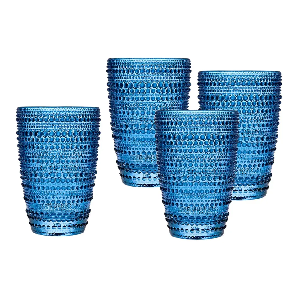 Godinger Lumina Blue highballglas blå 4 stk