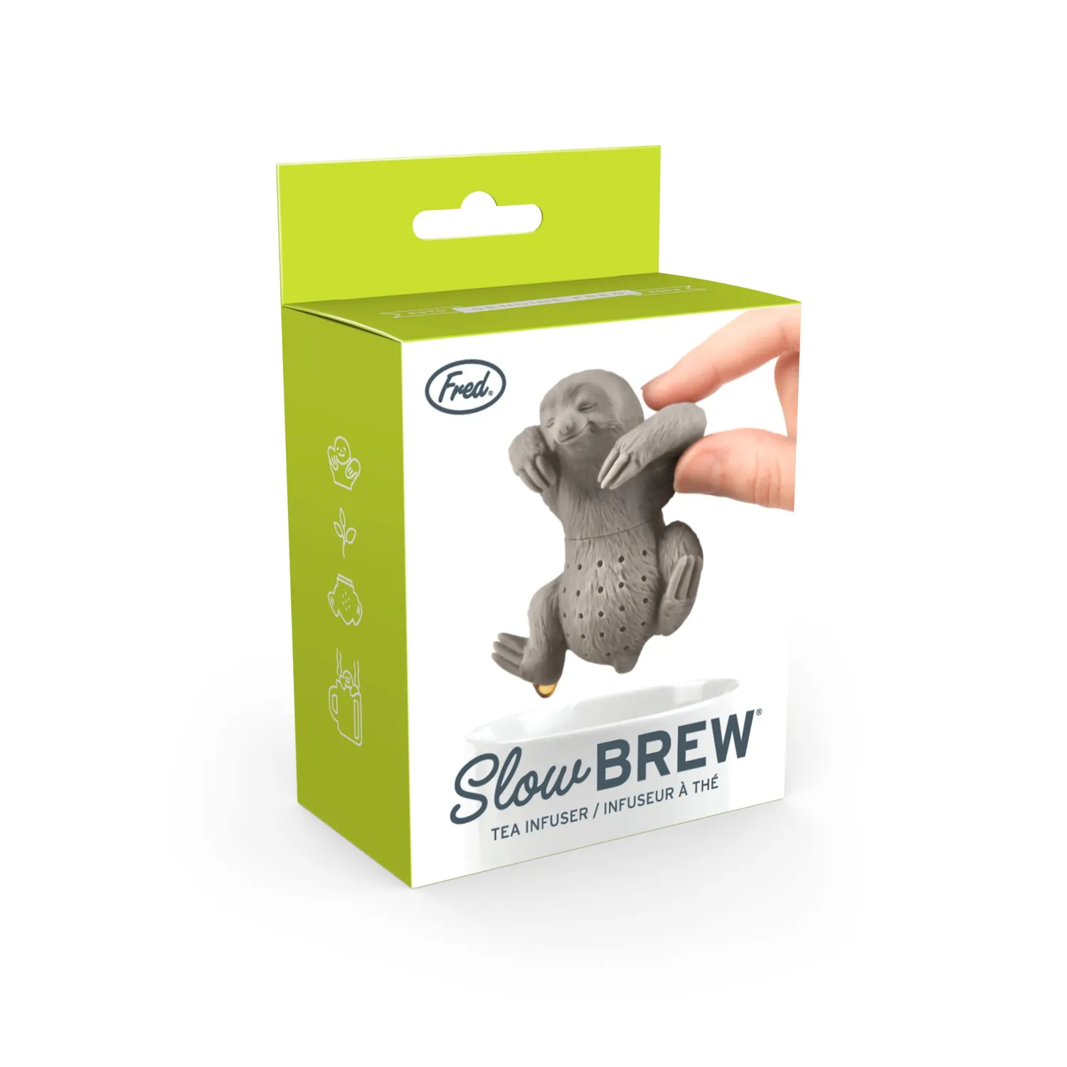 Fred & Friends Slow Brew dovendyr teinfuser silikone