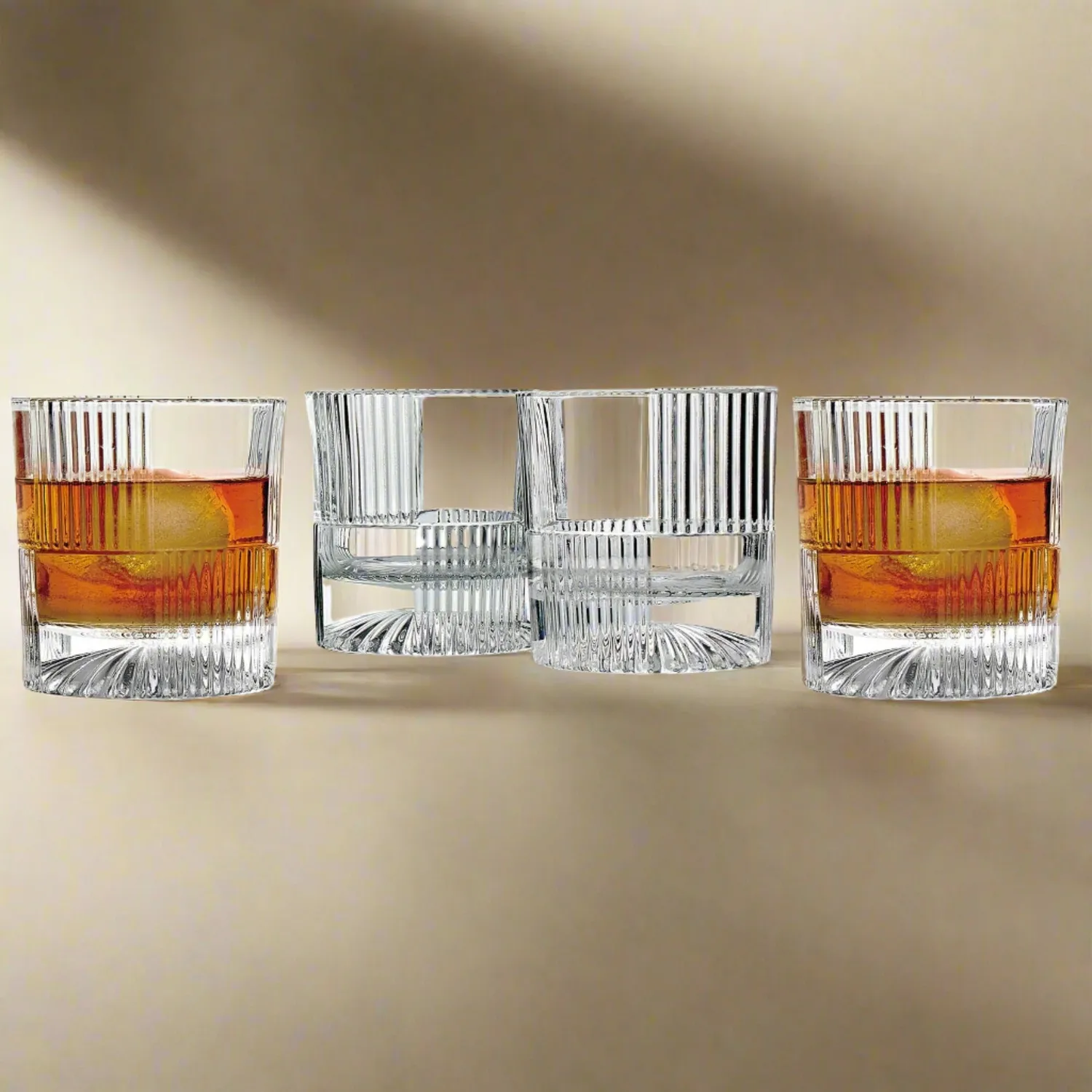 Godinger Scatola Double Old Fashion whiskyglas 4 stk krystal