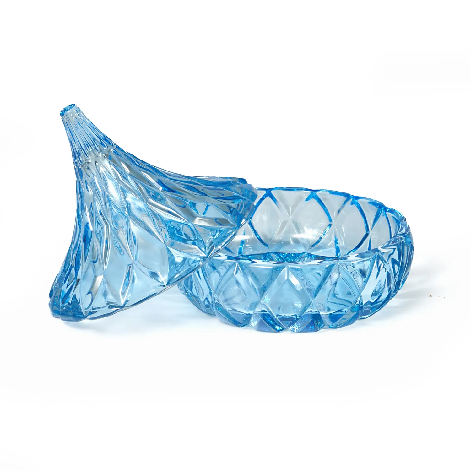 Godinger Hershey's Kisses slikskål blå krystal
