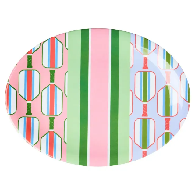 Godinger Pickle Ball fad ovalt melamin 39 cm