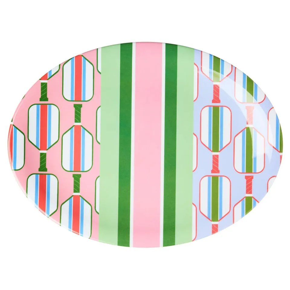 Godinger Pickle Ball fad ovalt melamin 39 cm