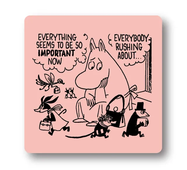 Opto Design Moomin So Important bordskåner 9x9 cm birkefiner
