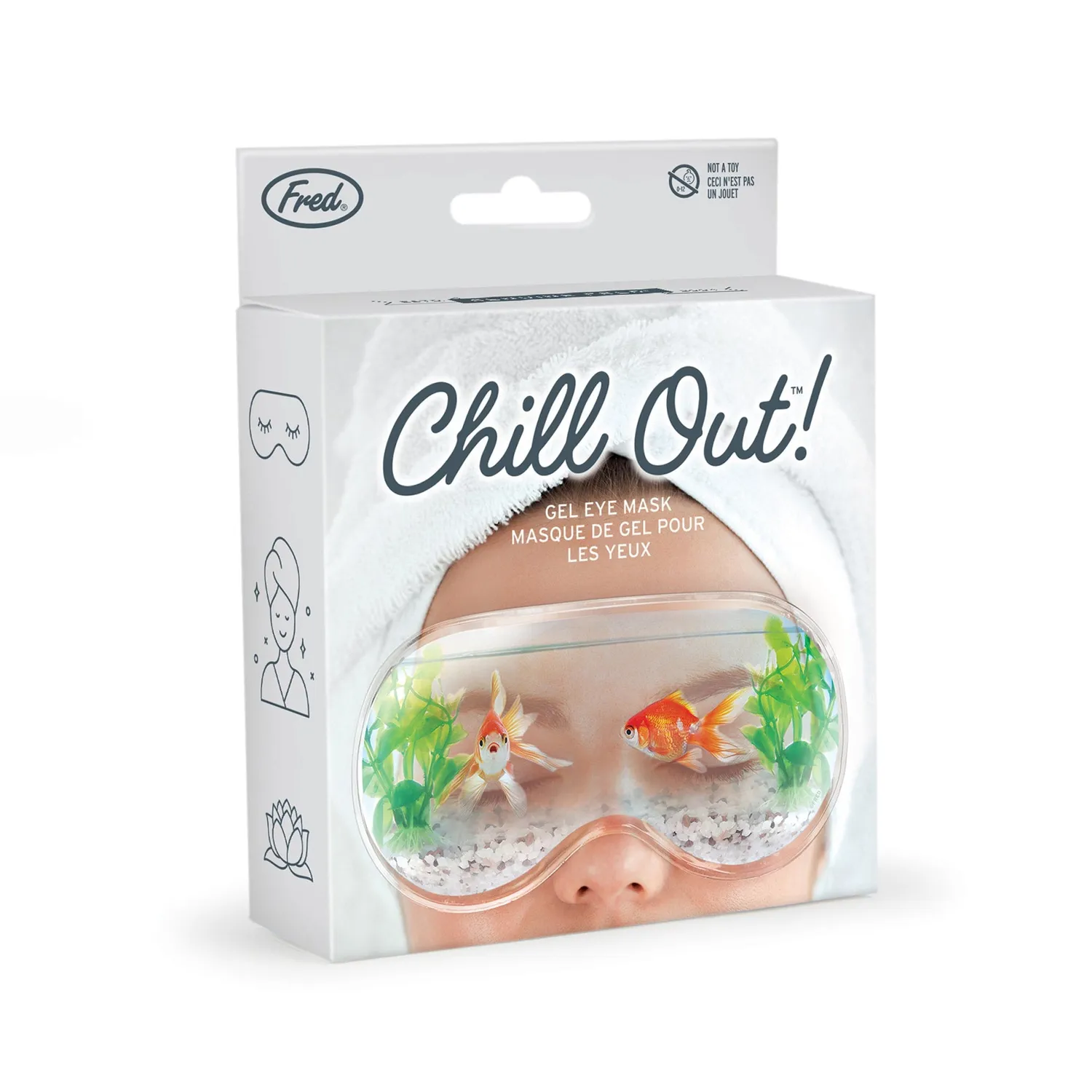 Fred Chill Out fishbowl øjenmaske gel kølende