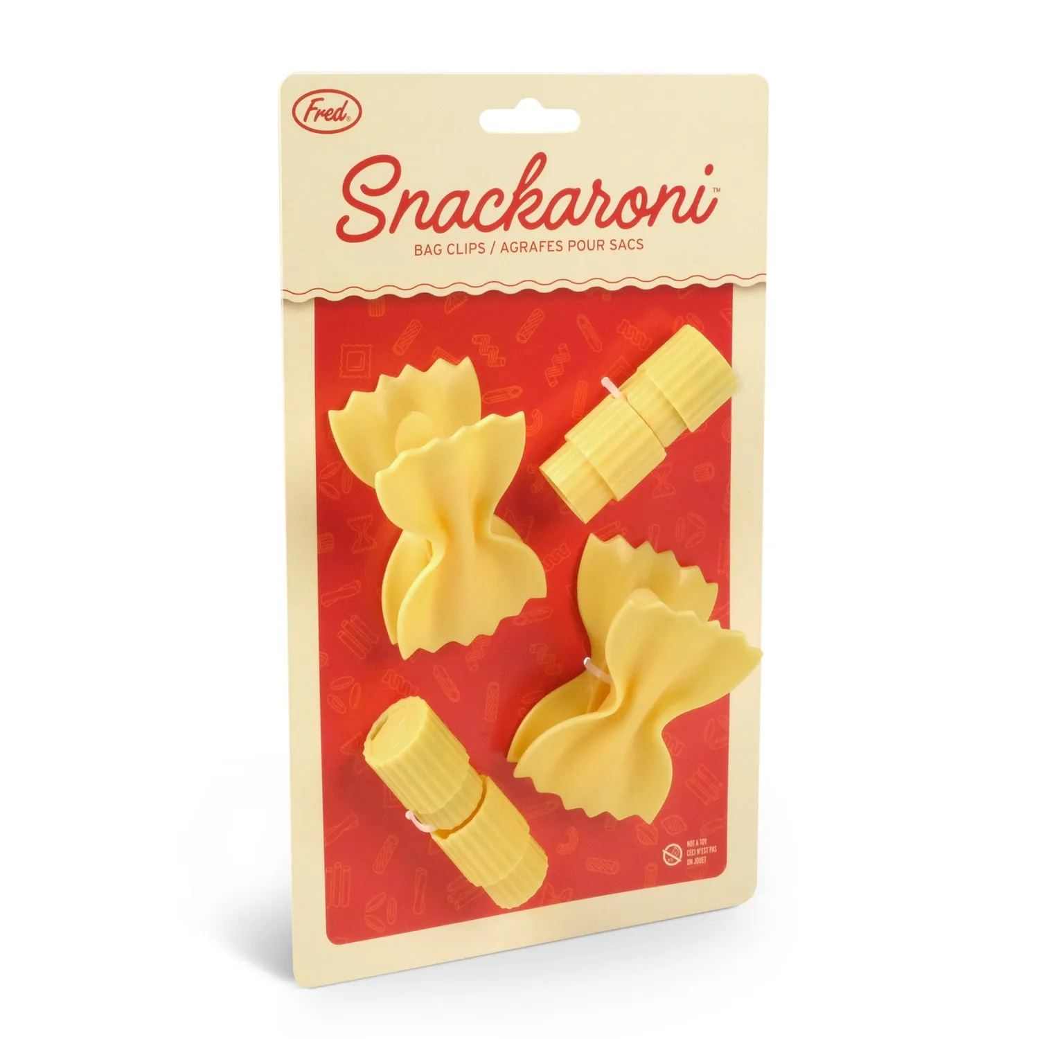 Fred Snackaroni poseclips 4 stk pasta