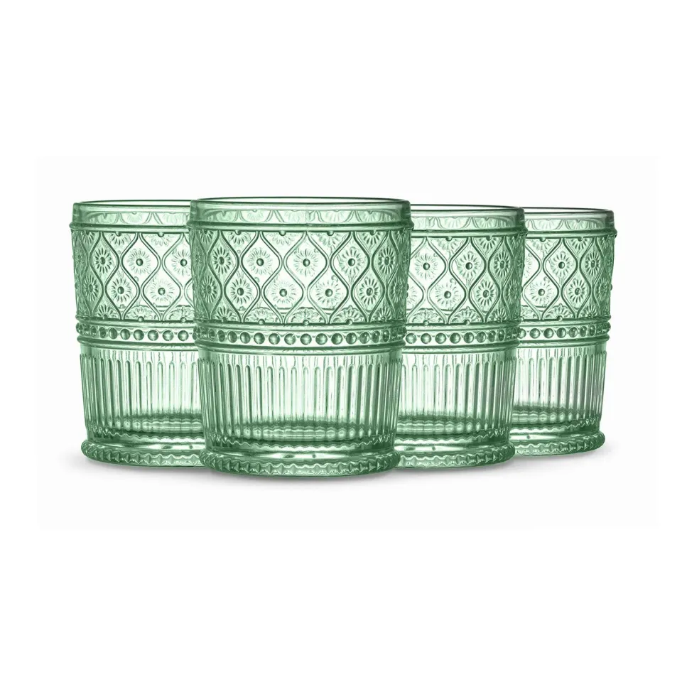 Godinger Claro Double Old Fashion glas 4 stk grøn