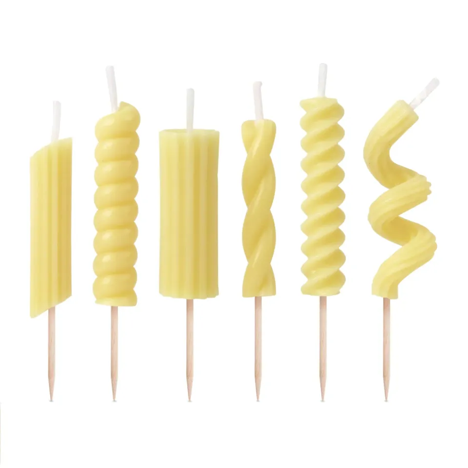 Fred Pasta Party kagelys 6 stk pastaformer