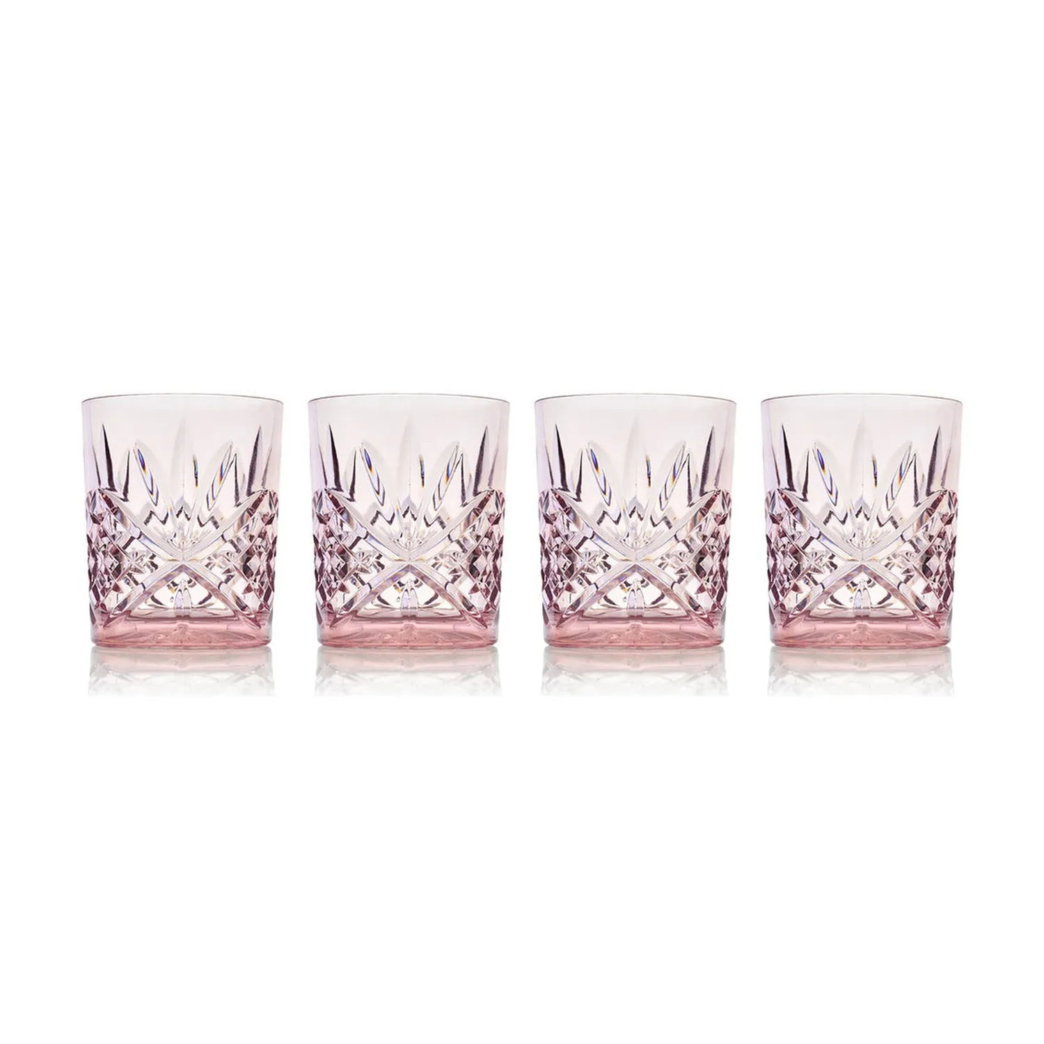 Godinger Dublin drinksglas akryl blush 8-pak