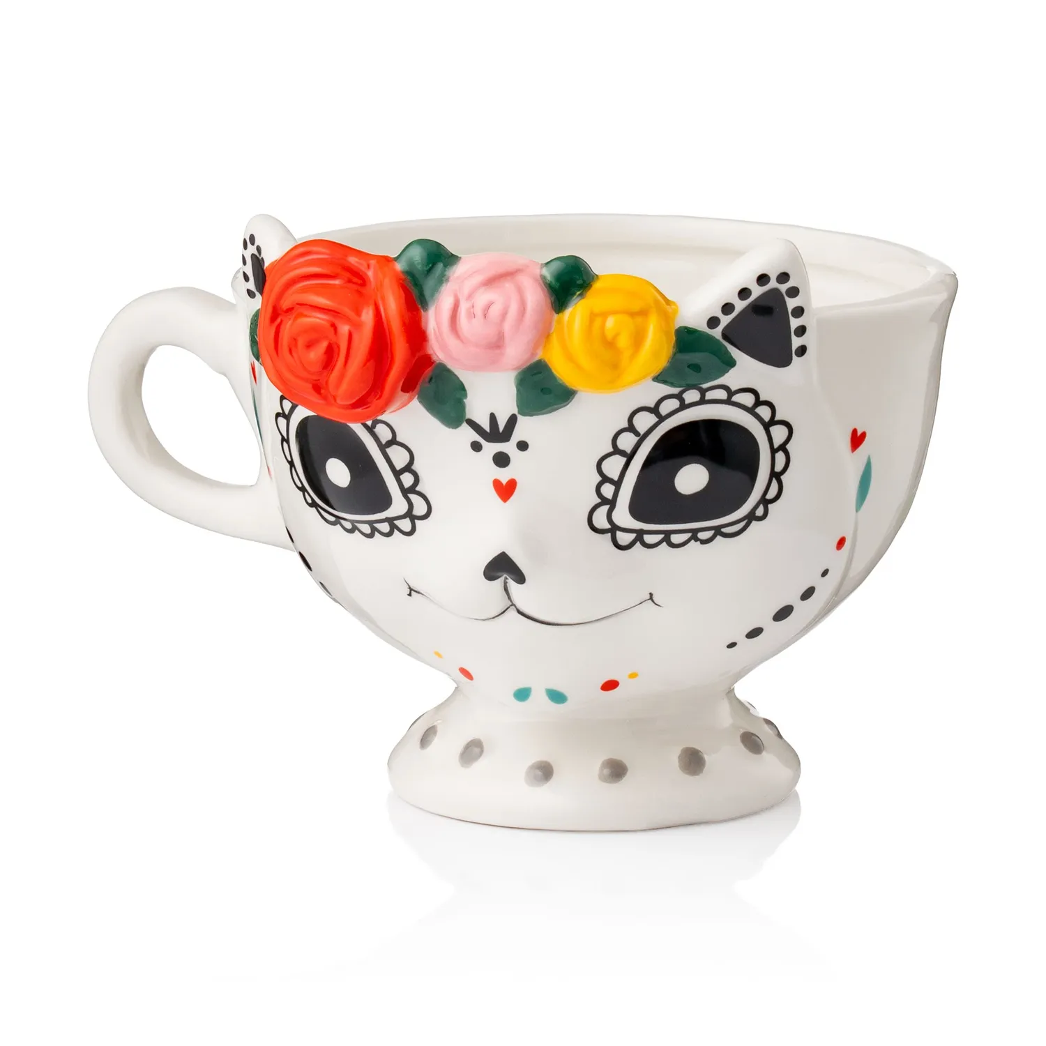 Godinger Day of the Dead kattekrus 2 stk keramik