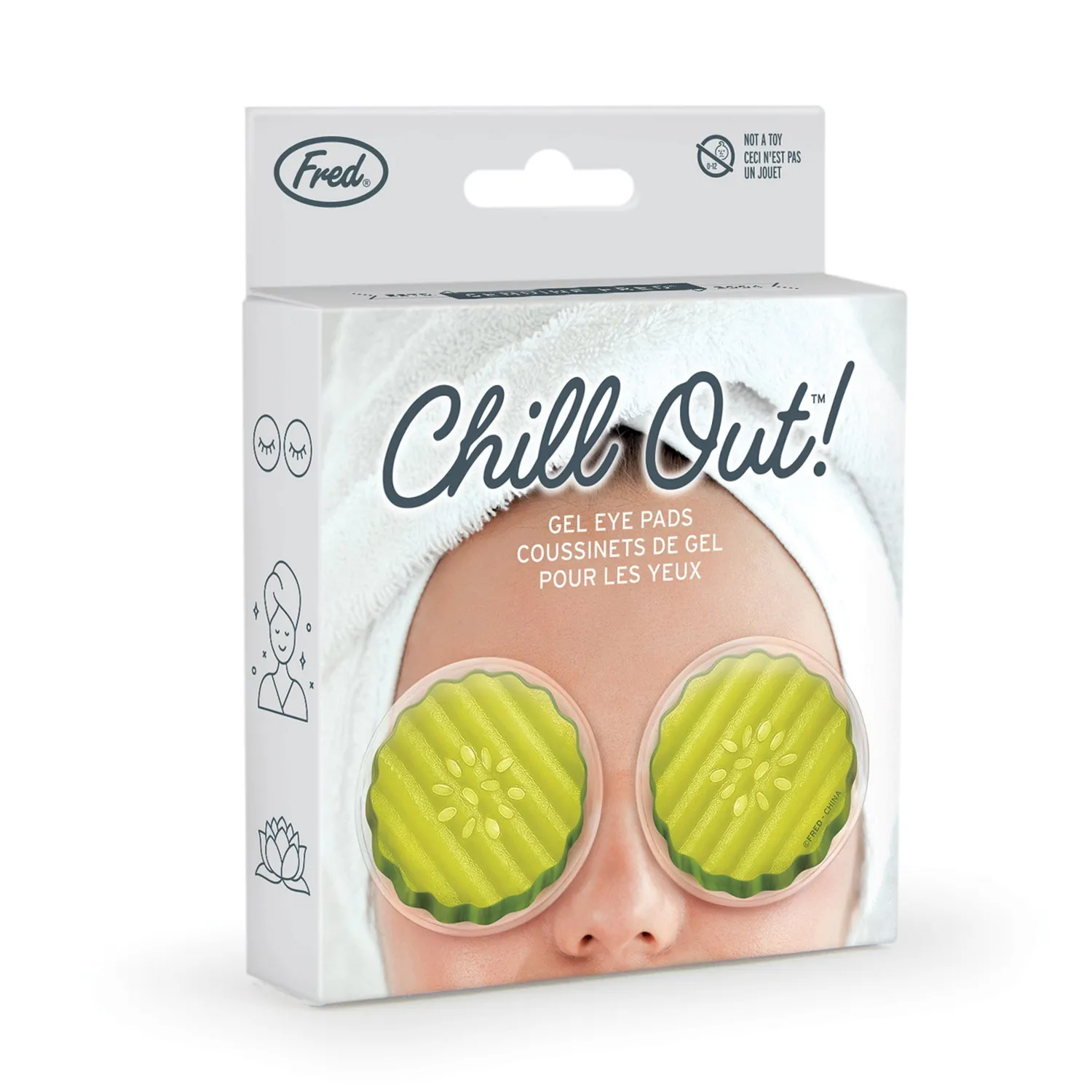 Fred Chill Out Pickles øjenmaske kølende