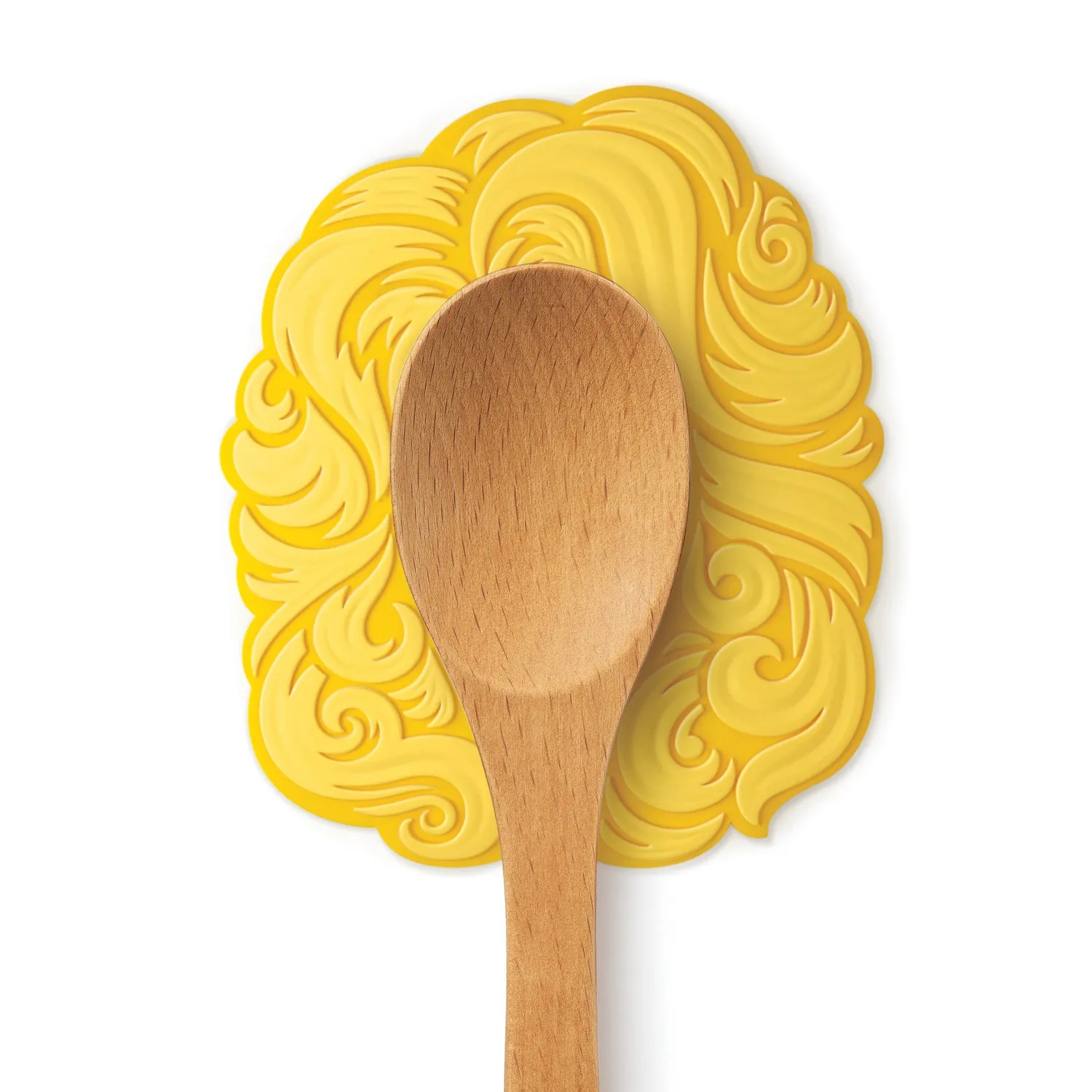 Fred Dolly Spoon Rest skeskeholder gul silikone