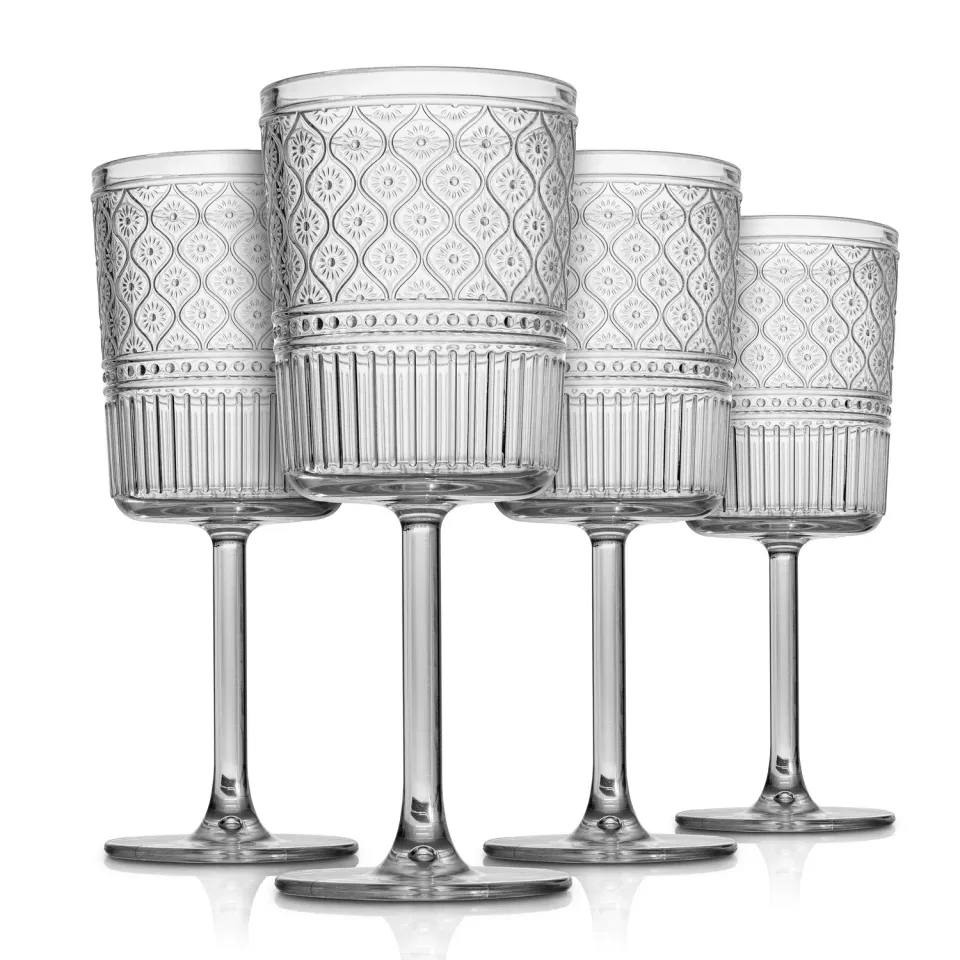 Godinger Claro vinglas goblet 4 stk klar akryl