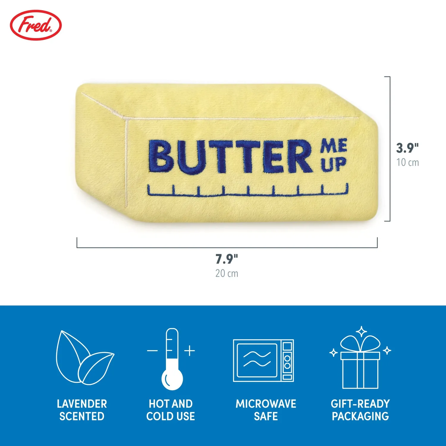 Fred All Butter øjenpude lavendel varm/kold