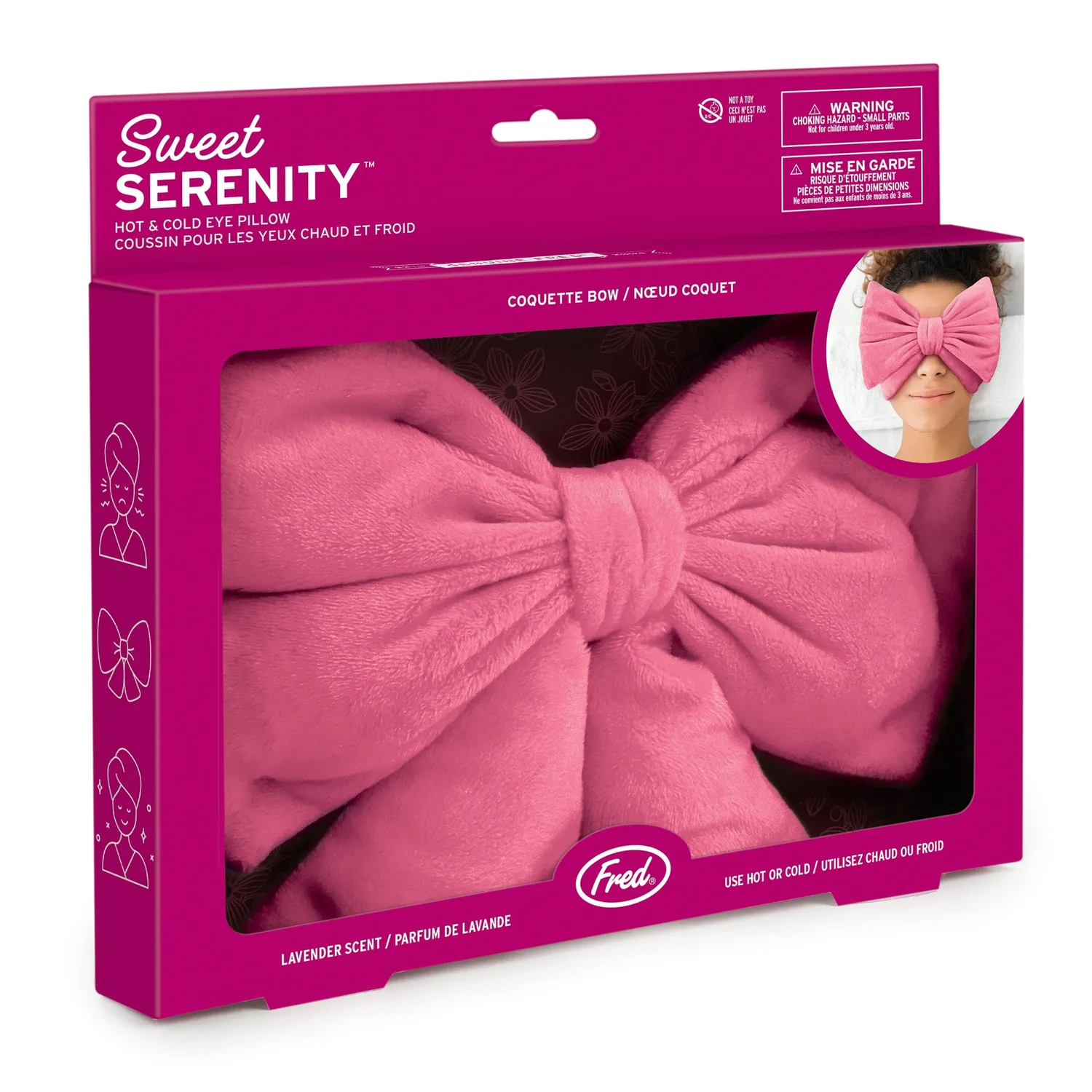 Fred Sweet Serenity øjenpude med lavendel lyserød
