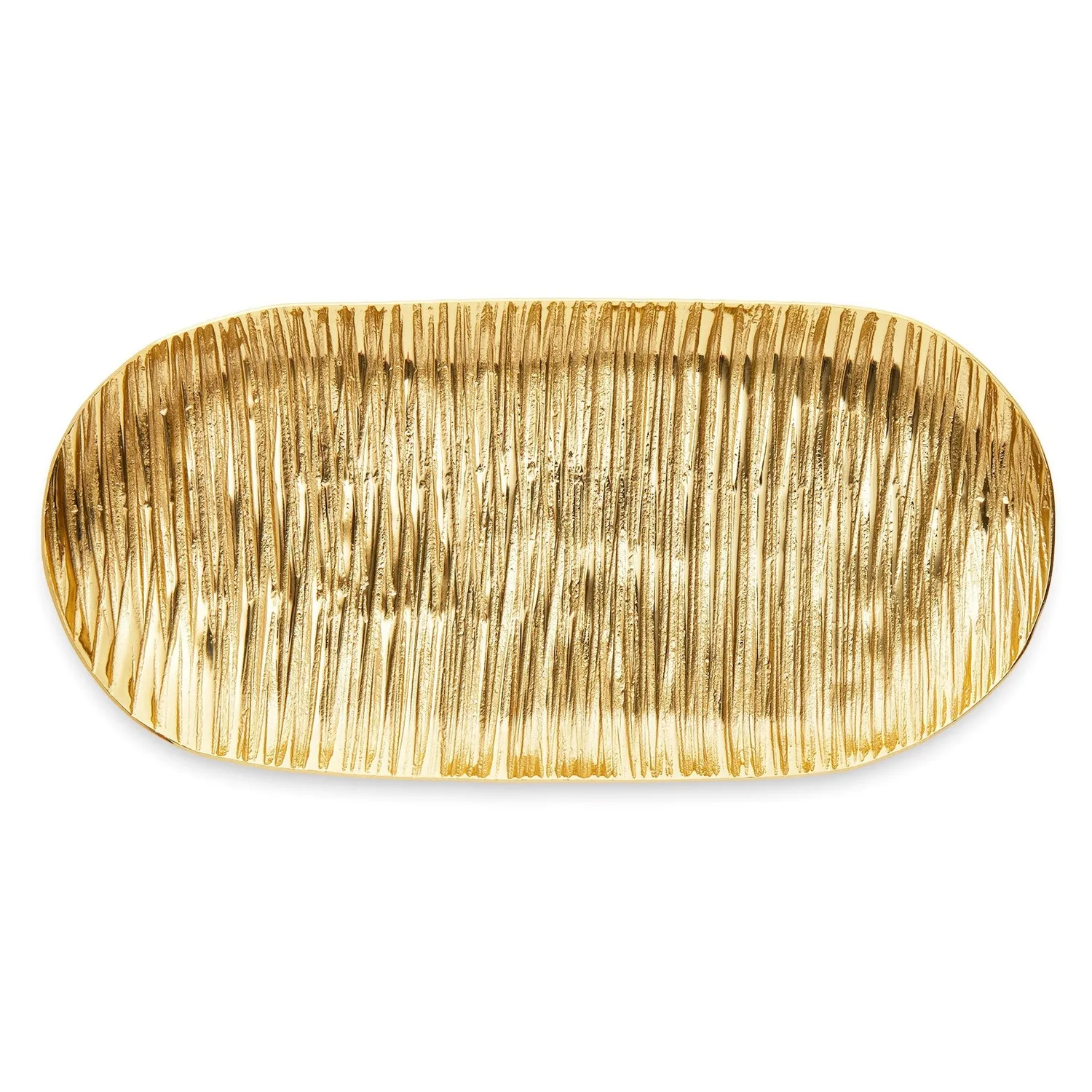 Godinger Wadi serveringsbakke oval guld 31 cm