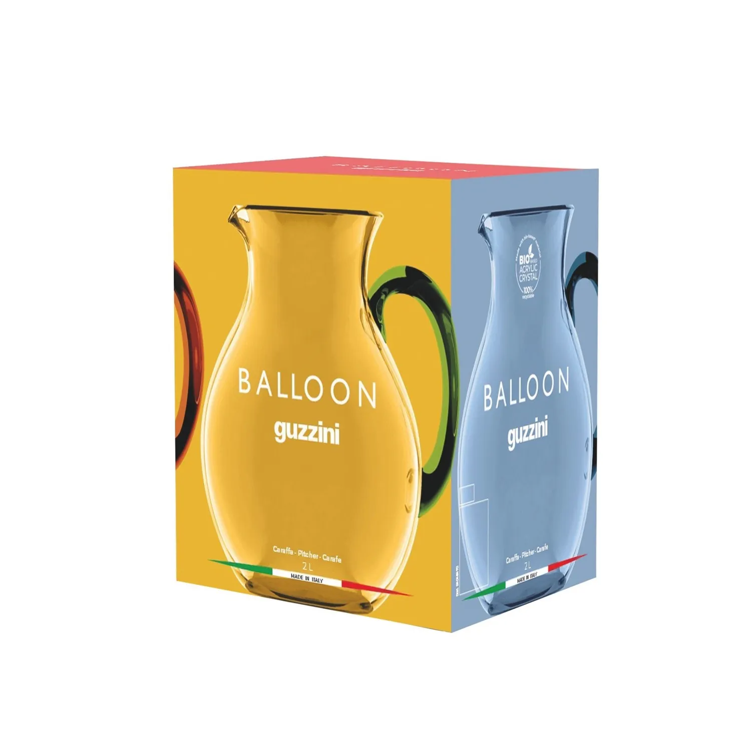 Guzzini Balloon kande 2 liter bioplast rund