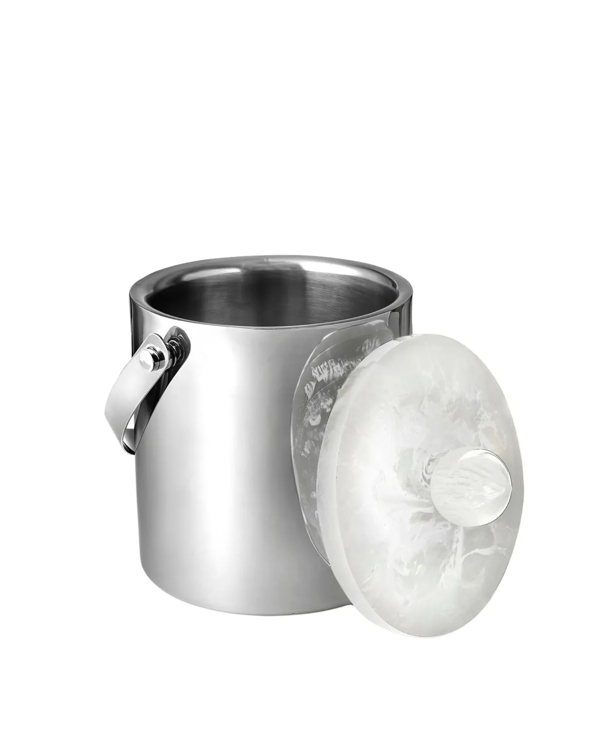 Godinger Azure Matte White isspand hvid stål 64oz