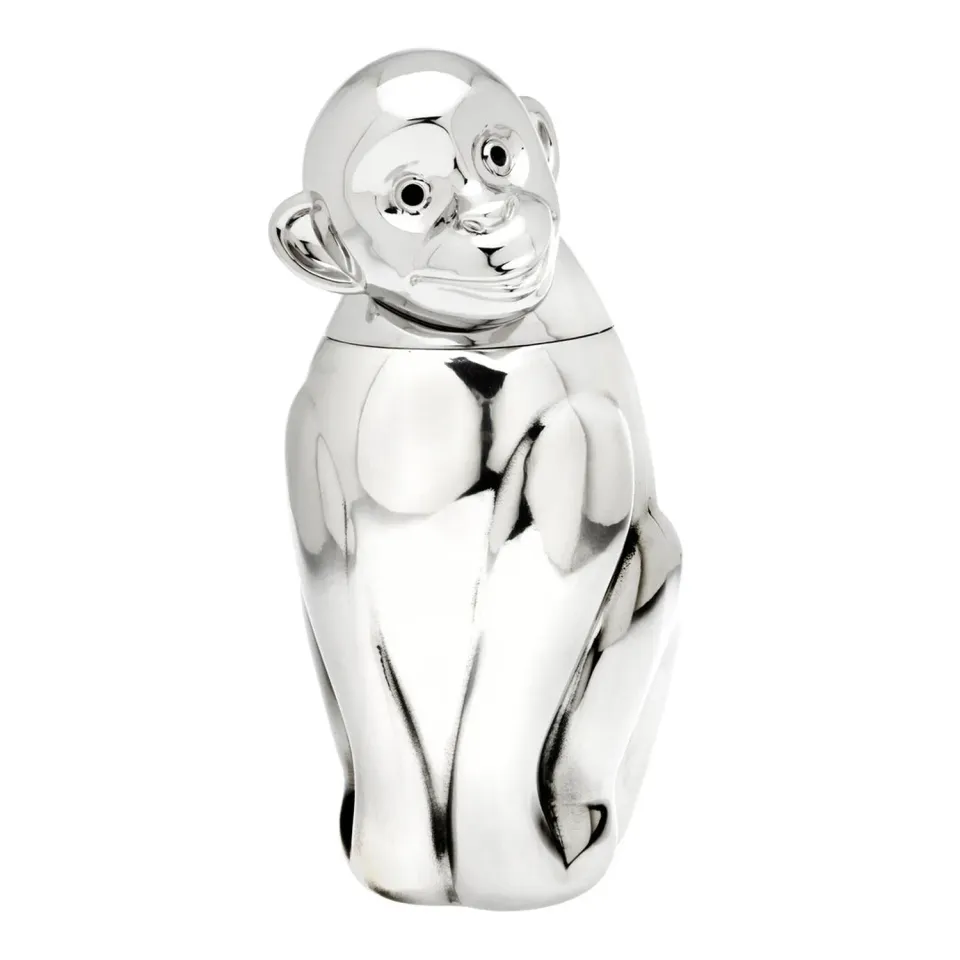 Godinger Monkey cocktailshaker 14 oz rustfrit stål
