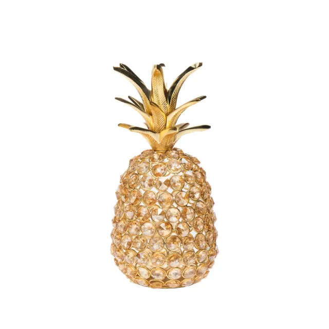 Godinger Pineapple Gold pynteananas lille guld