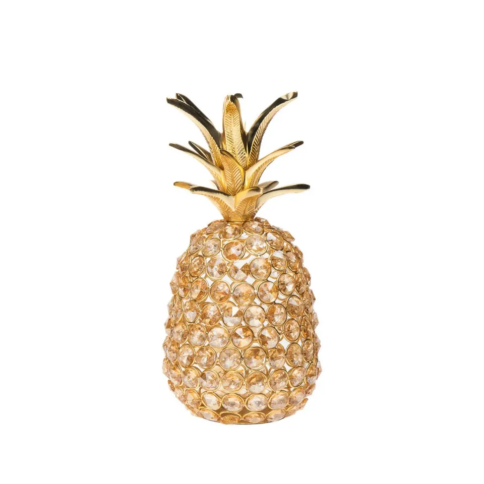 Godinger Pineapple Gold pynteananas lille guld