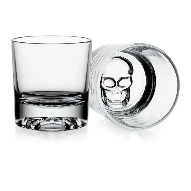 Godinger Skull Double Old Fashion whiskeyglas 2 stk krystal