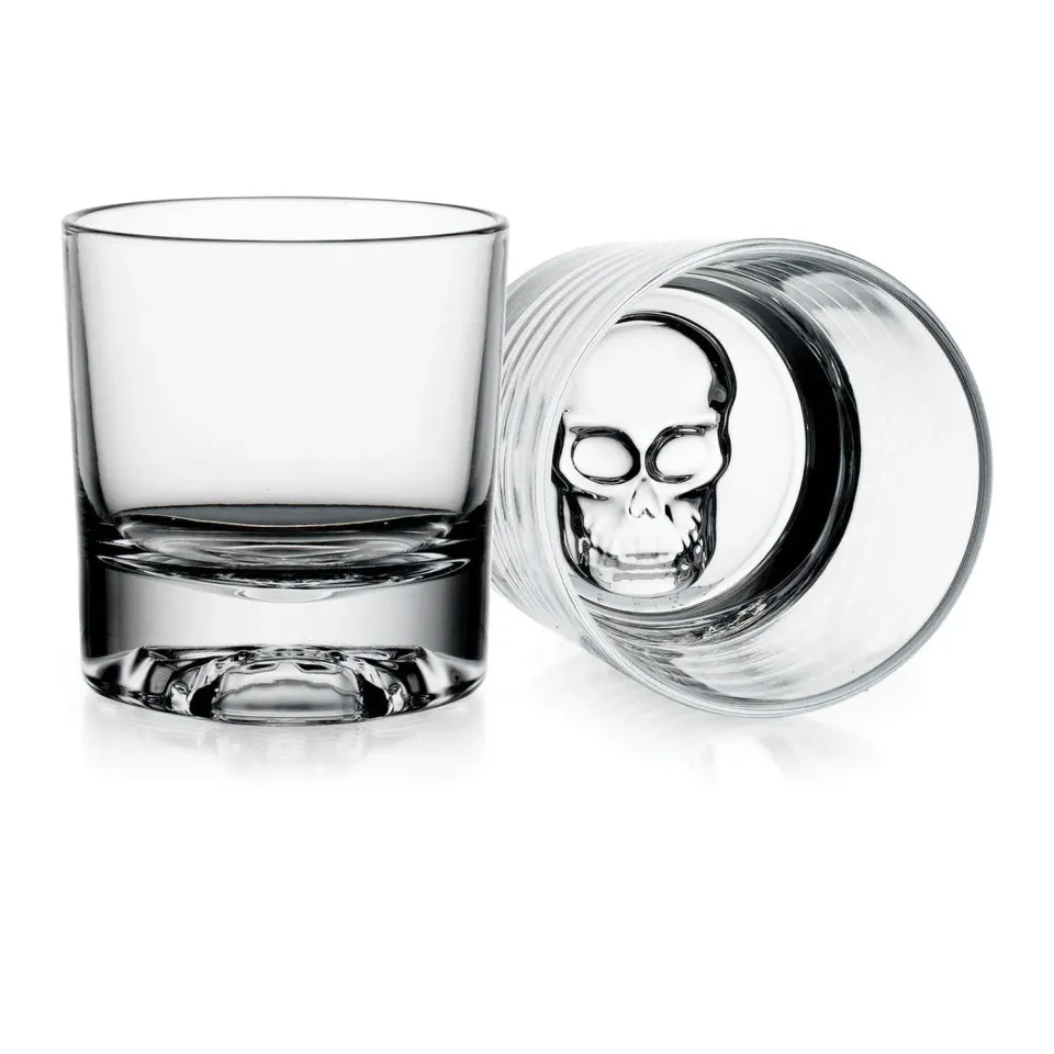 Godinger Skull Double Old Fashion whiskeyglas 2 stk krystal