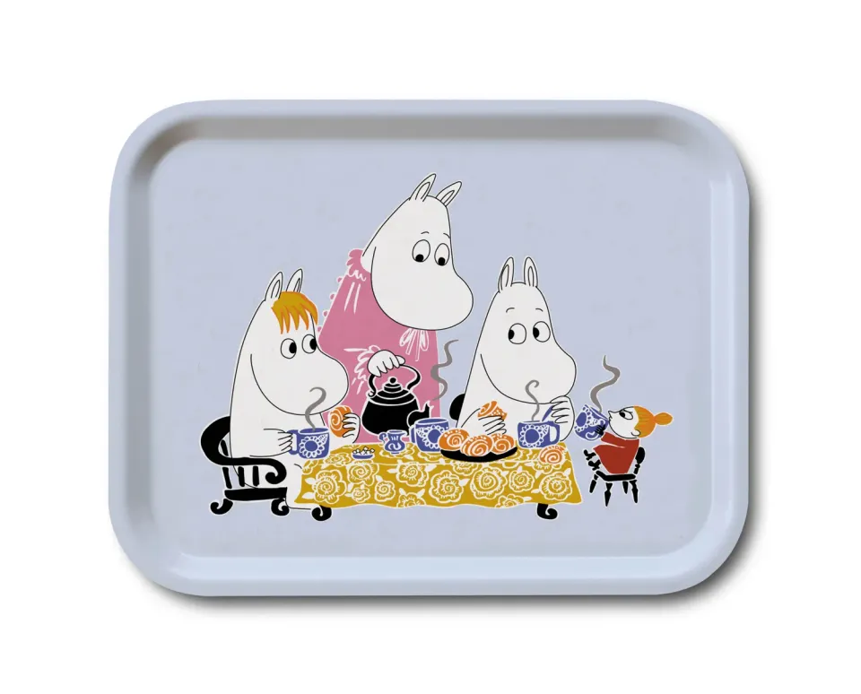 Opto Design Moomin Teaparty Blue bakke 27x20 cm birk