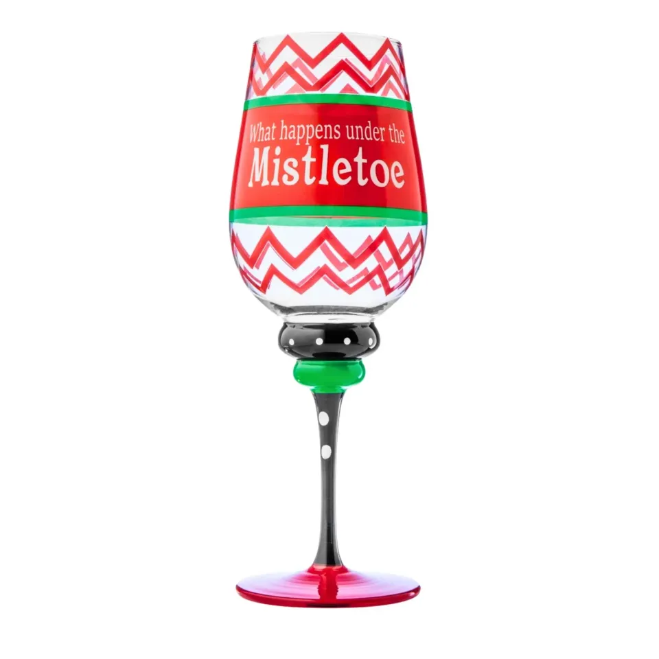 Godinger Christmas Mistletoe vinglas 44 cl krystal
