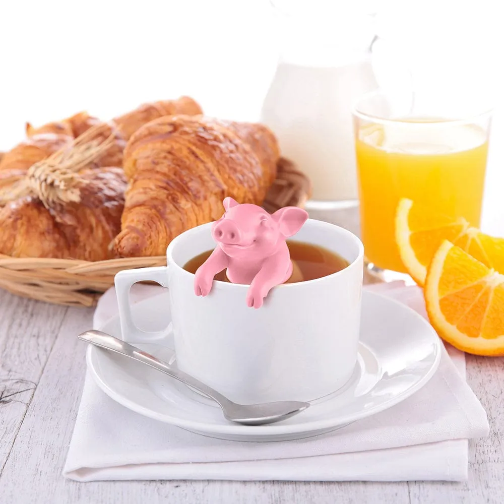 Fred Hot-Belly teinfuser gris silikone