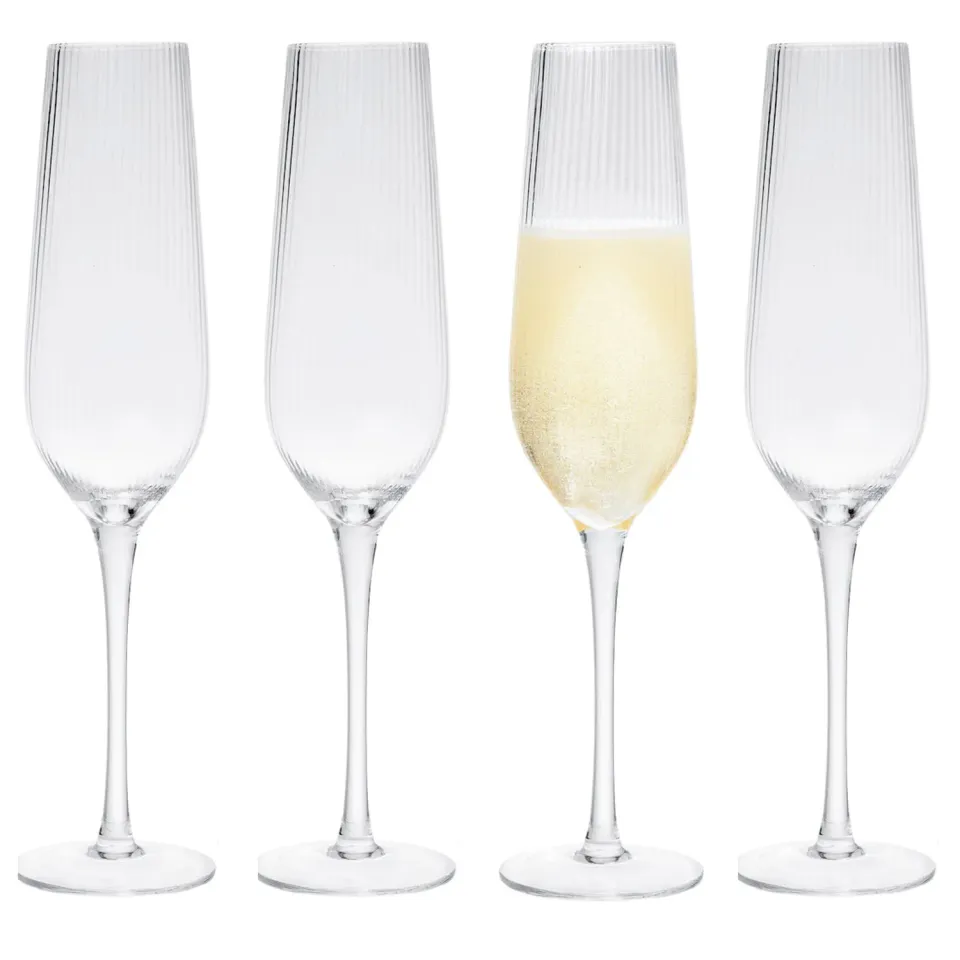 Godinger Divo Optic champagneglas 4 stk klart