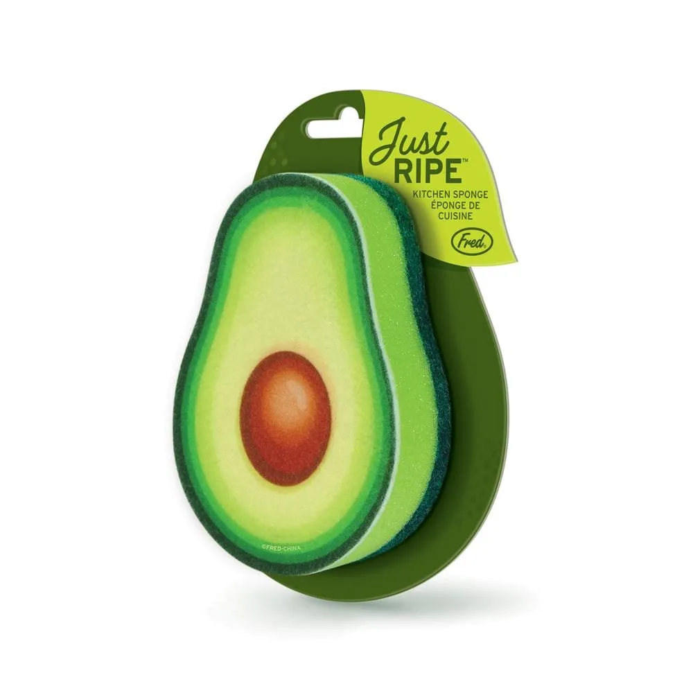Fred Just Ripe avocadosvamp køkkensvamp 3-lags grøn