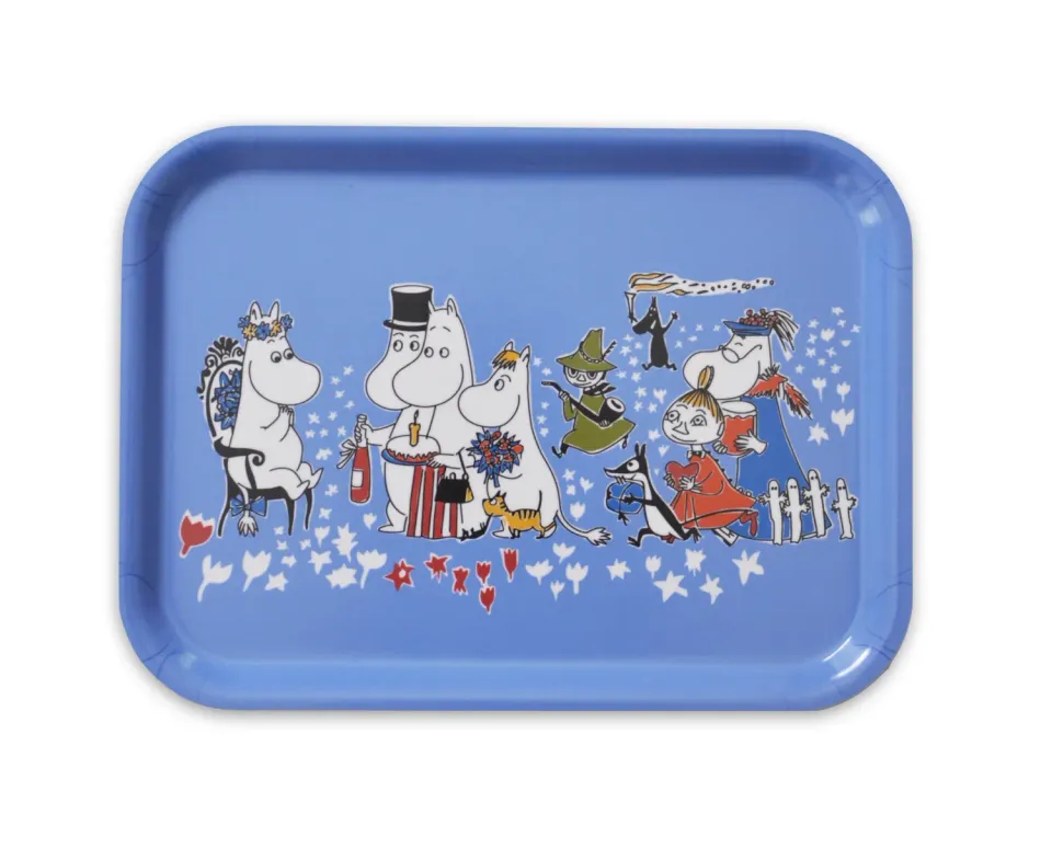 Opto Design Moomin Birthday Blue bakke 27x20 cm